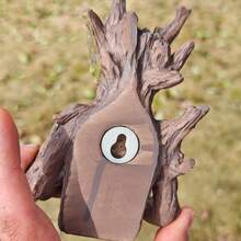 Máng cho chim ăn hình quái vật Bigfoot có thể tháo rời - Tượng điêu khắc hình con lười trên cây, tác phẩm nghệ thuật sân vườn mơ ước dành cho việc ngắm chim trong sân sau. - C - Xem 4