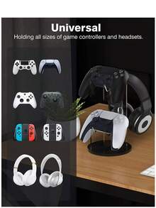 Giá đỡ trưng bày tay cầm chơi game, giá đỡ tay cầm và tai nghe hai lớp, giá đỡ tay cầm và phụ kiện chơi game đa năng. - Nhiều màu - Xem 3