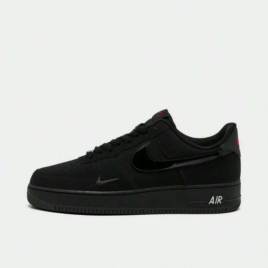 Nike Air Force 1 '07 LV8 Black Dark Smoke Grey Casual Shoes Men's IR0199-010 - 深黑色 - 查看 1