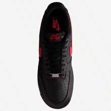 Nike Air Force 1 '07 LV8 Black University Red Casual Shoes Men's HQ2037-005 - 紅黑色 - 查看 5