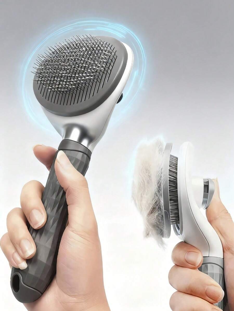 1 Bộ Bàn chải cho thú cưng, Bàn chải cho mèo, Lược chải bọ chét, Bàn chải tự làm sạch, Bàn chải chải chuốt cho thú cưng, Bàn chải massage cho thú cưng, Bàn chải loại bỏ lông rụng, Dụng cụ loại bỏ lông rụng, Lược gỡ rối, Bàn chải loại bỏ lông rụng tự động, Dụng cụ vệ sinh cho thú cưng, Miếng hứng lông, Bàn chải loại bỏ lông thú cưng, Đồ dùng cho thú cưng