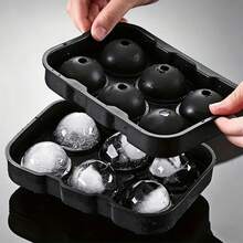1 Piece Skull-Shaped Silicone Tray With 6 Compartments And A Lid, Square Shape, Large Mold, Whisky Bar Cocktail Ice Maker, Ice Box, For Household Use. - Multicolor - View 13