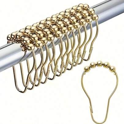 軽量のひょうたん型スライド式吊りフック、カーテン、衣類、化粧品バッグ、パンツ、バックパック、キッチン用品、母の日ギフト、ドアカーテン、ビーズカーテン、シャワーカーテン、バスルームフック、バスルームアクセサリーに便利