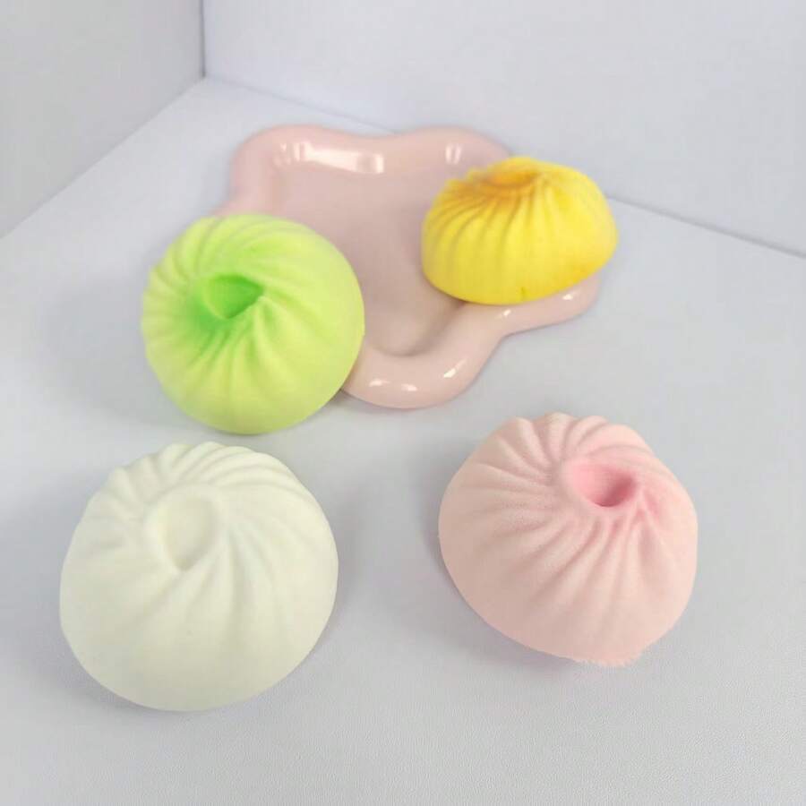 1pc Soft Squeeze Stress Relief Toy, Slow Rebound Fidget Toy, Student/Holiday Gift - Multicolor - View 1