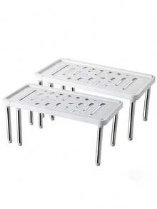 1 chiếc giá đựng gia vị điều chỉnh được bằng thép không gỉ cao cấp, giá đựng đồ nhà bếp đa chức năng có chức năng thoát nước. - Nhiều màu - Xem 15