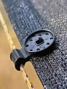 Clips para tela de sombra negra - Plástico PP duradero, múltiples tamaños, con anillos, adecuado para redes de sombra, lonas y telas de jardinería; Equipo de sombra para invernadero | Clips de red multipropósito | Clips impermeables, clips de red de sombra de plástico, clips de red de insectos, cerraduras de sombra agrícola, accesorios de tela de sombra para camping y buceo, redes de jardín y redes de pájaros - Equipo y accesorios de camping al aire libre. - A - Ver 5