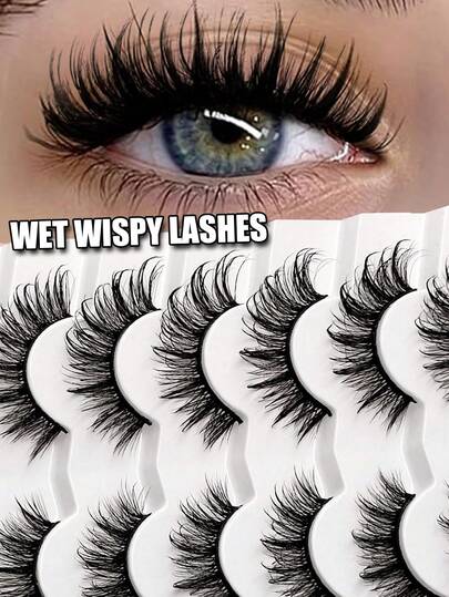  Asiteo 7 Pairs Luxury Thick & False Eyelashes - Dense & Fluffy, Create Dewy Makeup Look, Moisturizing Feel, Reusable,Natural Makeup Look Beginner-Friendly Daily Use,Full Strip Lashes,Eyelash Extensions,False Eyelashes, Lashes,Eyelashes,Fake Lashes,Suitable For Makeup,Gift Strip Lashes,Gift For Women,Girls,Party Supplies,Wedding Gifts,For Women Daily Makeup And Work,Travel,Music Festival,Back To School,Summer