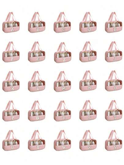 1/2 túi đựng mỹ phẩm du lịch, túi đựng mỹ phẩm tự làm theo kiểu chữ cái, túi đựng đồ vệ sinh cá nhân bằng PVC trong suốt, hộp đựng cọ trang điểm, hộp đựng mỹ phẩm chống nước và chống bụi, quà tặng cho mẹ, túi đi biển, đồ dùng cần thiết khi đi biển, giá treo khăn tắm biển, phụ kiện đi biển, túi du lịch, đồ dùng cần thiết cho kỳ nghỉ.