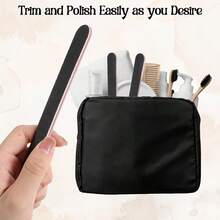 Nail File 25pcs Reusable Double Sides Washable Nail File Manicure Tools Suit For Home Salon - Multicolor - View 6