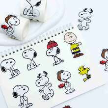 1pc 2026 New Arrival Cute Cartoon Snoopy & Alien Design Decorative Tape, Soft & Clear Pattern, Suitable For Luggage, Phone Case, Guitar, Skateboard And Other Decorations To Showcase Personalized - Multicolor - View 4