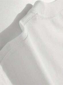 With "Mental Health Matters" Text,Round-Neck Short-Sleeved Casual Pure Cotton Printed Summer - trắng - Xem 3