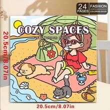 1 Beach Vacation Happy Time Coloring Book 24 Sheets (120gsm Thick Paper) Upgraded Deluxe Edition (Suitable For Easter, Thanksgiving, Christmas, New Year And Valentine's Day Gifts) - Single Piece - View 6