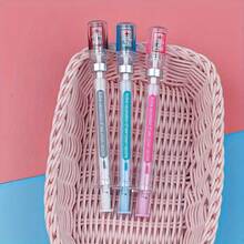 1/3pcs Creative Vaccine Signature Neutral Pens, Random Color Delivery. School Supplies, Back To School Season - A - View 4