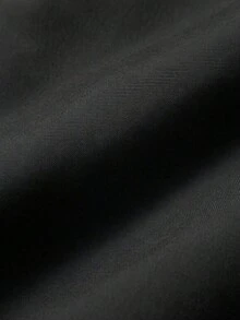 Men's Casual Black Utility Jacket With Multiple Pockets And Turn-Down Collar, Suitable For Everyday Casual Wear - Black - View 6