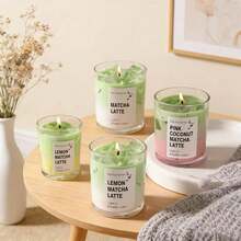 1PC Jelly Gel Scented Candle (Coffee/Matcha/Sakura/Taro/Lavender Multi Scents), Indoor Aroma, Home & Wedding Decor, Housewarming Birthday Gift, Present For Women - A - View 5