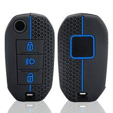 Key Case For Peugeot 508 301 2008 3008 408 For C4 CACTUS C5 C3 C4L Remote Key Shell Case Silicone Cover Bag 3 Buttons - A - View 9