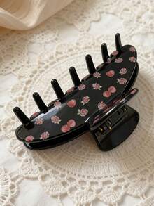 1 chiếc kẹp tóc hình hoa hồng dành cho nữ, kẹp tóc hoa hồng trầm ấm dùng ban đêm, phụ kiện tóc thanh lịch đa năng dùng khi đi làm. - Nhiều màu - Xem 4