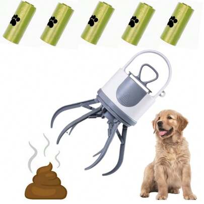 Xẻng hốt phân thú cưng cầm tay, dụng cụ dọn dẹp chất thải của chó mèo, đồ dùng vệ sinh thú cưng ngoài trời.