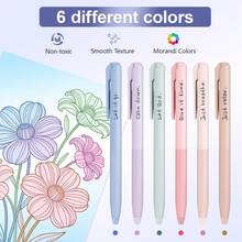 48 piezas Bolígrafos de estilo marroquí inspiradores de colores, tacto suave, escritura fluida, secado rápido, adecuados para regalos, diarios, estudio y uso de oficina - 48 bolígrafos de gel - Ver 6