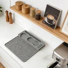 1PC Silicone Espresso Tamping Station Espresso Organizer Station Mat Espresso Station Coffee Tamper Station Multifunctional Coffee Tools Tamper Distributor Portafilter Holder Tamper Station Base - Multicolor - View 7