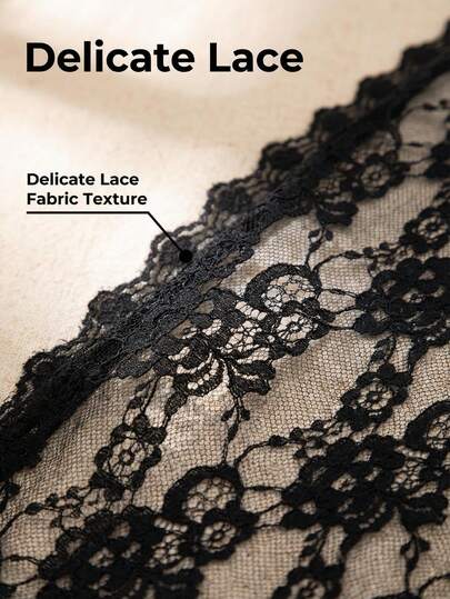 1 pieza Adorno de encaje bordado con flores de unicolor, falda media y pañuelo triangular, nueva moda primavera y verano con dobladillo blanco, pantalones cortos de mujer con encaje en capas, decoración elegante y universal, cómoda y suave para la piel, ajustada a la cintura, accesorio de moda para uso diario y vacaciones
