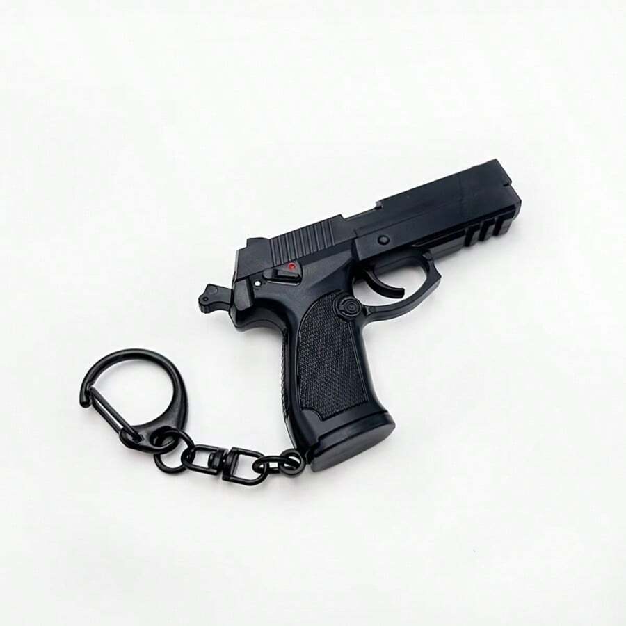 1:3.5 Fashion Mini Detachable Handgun Keychain, Outdoor Sports Style Backpack Accessory, Car Key Chain, Backpack Decor, Creative Novelty Pendant, Holiday/Birthday Gift, 2026 New Design To Add Style To Your Keychain