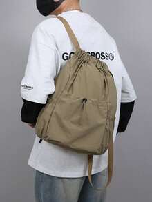 Lightweight Foldable Large Capacity Men's Backpack, Suitable For Outdoor Activities And Commuting, Korean Style, Unisex - Multicolor - View 6