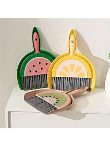 1pc Mini Desktop Broom Set, Desktop Sweeping Tool, Small Broom And Dustpan Combo Cleaning Set, Office Desk Cleaning Small Tool, Compact And Portable Cleaning Tool, Desktop Cleaning Tool, Cleaning Tool - Multicolor - View 11