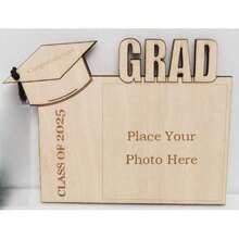 Creative Wooden Graduation Season Photo Frame, Graduation Gift, Photo Frame Decor, Wooden Craft Decoration - A - View 6