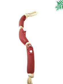Bộ 3 món đồ chơi gặm hình xúc xích - Chống cắn và bền, đồ chơi huấn luyện và gặm nướt tương tác cho chó. Được làm từ chất liệu cao cấp với thiết kế xúc xích chân thực. Giúp giảm khó chịu trong thời kỳ mọc răng của chó con, lý tưởng để giải tỏa căng thẳng và thư giãn hàng ngày. Có biểu cảm khuôn mặt ngộ nghĩnh và kết cấu mềm mại. Món quà cá nhân hóa hoàn hảo, vật dụng cần thiết cho mùa tốt nghiệp, tựu trường và trang trí cắm trại. - Nhiều màu - Xem 13