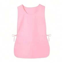 Bộ 1/2 tạp dề unisex có hai túi, tạp dề không tay dùng để lau dọn nhà bếp, phòng tắm, nhà cửa và các vật dụng gia đình. - Nhiều màu - Xem 12