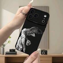 Funda para Teléfono - Precio de Fábrica al Por Mayor) - Funda Premium Creativa en Negro Mate con un Estampado Artístico de las Alas de la Escultura de la Diosa de la Victoria - Negro - Ver 4