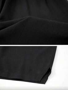 Men's Summer Sports Shorts, Casual Everyday Commute Workout Shorts Black - Black - View 5