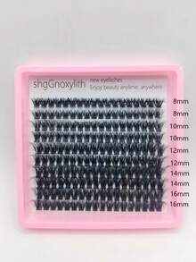200/180/160 sợi mi giả 8D cao cấp, mềm mại, tự làm, độ dài hỗn hợp 8-16mm, mi cong kiểu Nga 0.07mm, dày và có thể tái sử dụng, tạo hiệu ứng ấn tượng cho người mới bắt đầu, dễ sử dụng - 10 khay (Gói đa dạng 40D/60D/80D/100D) - Xem 22
