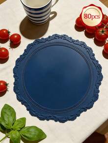 1 件 35 厘米硅胶防滑餐垫，北欧风格餐桌装饰垫，可水洗，易清洁，可擦拭，防滑，优雅餐垫，餐桌摆设，厨房桌面垫，节日婚礼装饰 - 彩色 - 查看 11