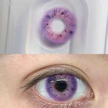 JEWELENS 1pair Brown Blue Violet Beauty Color For Eye Makeup - Purple - View 1