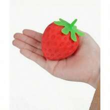 1个新款草莓挞软萌捏捏乐 - 慢回弹减压玩具，成人适用，办公室及派对小礼物 - 挤压玩具，芝士捏捏乐，捏捏饺子，解压神器 - 彩色 - 查看 9
