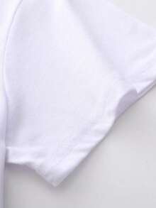 ,Estilo bohemio,,Estilo bohemio,Camiseta de mujer de cuello redondo con estampado de montañas y flores de cerezo, de estilo casual de verano,Estilo casual verano,Estilo casual verano - Blanco - Ver 4