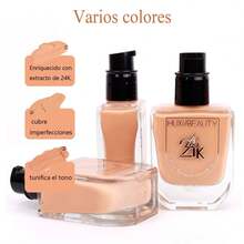 Base de maquillaje de oro puro de 24K, 40ml - Por defecto - Ver 5