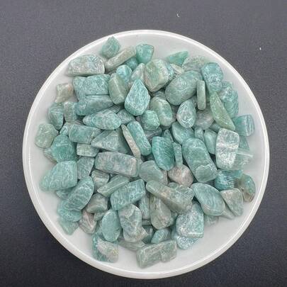 100g High Quality Celestite Crushed Stones, Suitable For Aquarium, Potted Plants, Swimming Pool, Gardening, Home And Craft Decoration