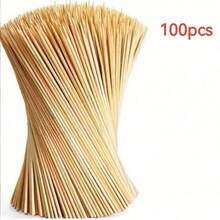 一次性竹签适用于烧烤、小零食、油炸、炒面、麻辣火锅、烹饪用具 - 彩色 - 查看 41