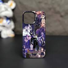 Tema musical de lucha libre de los Hardy Boyz, el enigma púrpura.funda de teléfono Fundas compatibles con ,Apple,VIVO,OPPO,,, y Honor.Fabricadas en silicona TPU,ofrecen protección contra golpes y caídas. - Negro - Ver 2