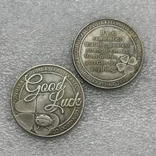 4-Leaf Clover Lucky Coin, Collectible Replica, Because You Deserve All The Happiness In The World, Plated Commemorative Coin - Multicolor - View 9