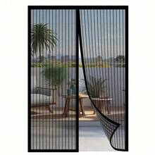 Magnetic Screen Door, Seamless Self-Sealing Design, Strong Mosquito Insect Protection, Hands-Free Easy Access, Auto Adsorption Magnetic Closure Mesh Curtain, Summer Anti-Bug Net Curtain For Home Bedroom Kitchen Balcony Garage Porch Patio Farmhouse, Breathable Fresh Air Decorative Door Screen, Ideal For Daily Household Summer Insect Prevention & Room Ventilation - Magnetic Door Curtain - View 10