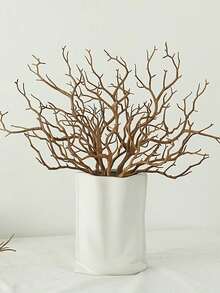 5/3pcs Artificial Coral Branches And Small Twigs, Suitable For Wedding Bouquet Decor, Living Room Decor, And Garden Party Decor - Multicolor - View 6