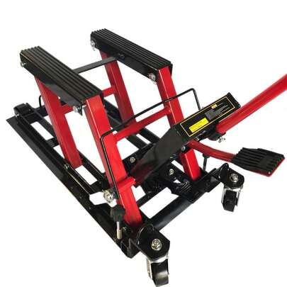 Hydraulic Motorcycle Scissor Lift Jack 1500 LB ATV UTV Bike Stand Steel