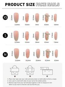10 unidades de unhas postiças feitas à mão, ideais para o Dia dos Namorados, perfeitas para presentear na primavera e no verão. Unhas redondas, perfeitas para o verão. Unhas postiças curtas, unhas falsas, unhas curtas de acrílico, unhas postiças feitas à mão, removíveis e reutilizáveis. - Multicolorido - Ver 7
