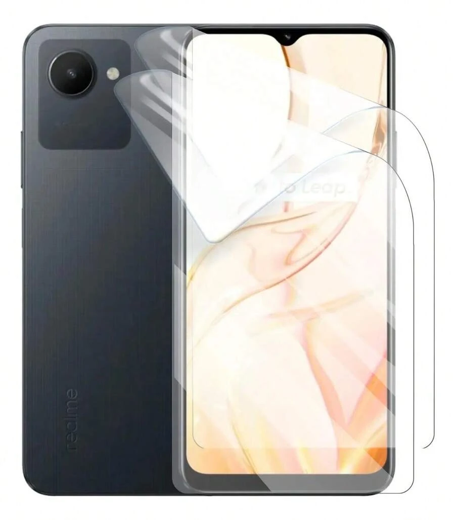 Realme C30s - 2 Micas Hidrogel Diferentes acabados - HD - Ver 1