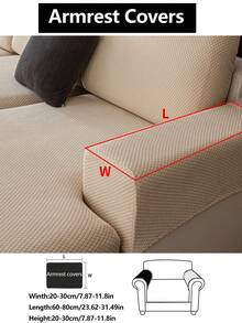 1件裝彈性沙發套，加厚保暖防滑全覆蓋沙發座墊套，四季通用沙發坐墊套，布製加厚沙發套布，可機洗、防塵、耐髒，居家裝飾寵物友善保護套，米色清新室內裝飾，可調節轉角沙發套，適用於臥室、辦公室、客廳組合沙發與L型沙發毯，1234座沙發套沙發毯 - 米色 - 查看 16