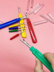 8件套拆线器套装，各种尺寸的拆线器，适用于缝纫、刺绣、服装修改、手工DIY、缝纫课程，涵盖所有缝纫和修补需求场景。 - 拆線器8件套 - 查看 4